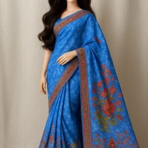 Home suti print sharee